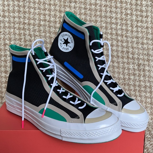 Converse Chuck 70 - Trail Hi Black/String/Digital Blue MEN`S - Picture 5 of 16